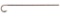 Relief Cast Silver Swan Head Cane by Henry Howell of London