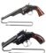 Two Antique American Revolvers