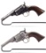Two Colt 3 1/2 Inch Round Barrel Pocket Conversion Revolvers