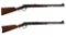 Two Winchester Lever Action Carbines