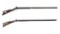 Two Signed Small Caliber American Percussion Rifles