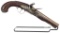 Engraved Flintlock Pistol by Collicott of Bristol