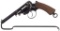 Unmarked Adams Patent Pattern Double Action Percussion Revolver