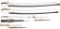 Five World War II German Style Edged Weapons with Scabbards
