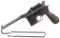 Persian Contract Mauser C96 Broomhandle Semi-Automatic Pistol