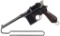 German Mauser Model 1930 Commercial Broomhandle Pistol