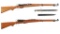 Two Swiss Straight Pull Bolt Action Rifles