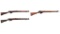 Three British Enfield Military Bolt Action Rifles