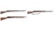 Three World War II Japanese Arisaka Bolt Action Rifles