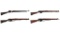 Four British Military Bolt Action Rifles