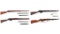 Four World War II Era Military Bolt Action Longarms