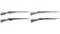 Four Military Bolt Action Rifles