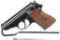 Pre World War II German Walther PPK Semi-Automatic Pistol
