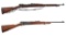 Two U.S. Springfield Bolt Action Military Rifles