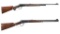 Two Winchester Lever Action Long Guns