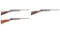 Three Winchester Self-Loading Rifles