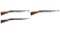 Three Remington Slide Action Rifles