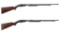 Two Winchester Model 61 Slide Action Rifles