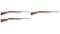 Three Winchester Model 12 Slide Action Shotguns