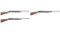 Three Winchester Slide Action Takedown Shotguns