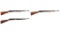 Three Remington Slide Action Rifles
