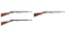 Three Winchester Slide Action .22 Rimfire Rifles