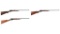 Three Winchester .22 Caliber Self-Loading Rifles