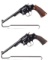 Two Smith & Wesson Double Action Revolvers