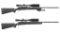 Two Remington Model 700 Bolt Action Rifles with Scopes