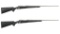 Two Winchester Model 70 Classic Stainless Bolt Action Rifles