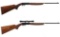 Two Browning Auto-22 Rifles