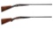 Two Factory Engraved British Boxlock Double Barrel Shotguns