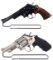 Two Smith & Wesson Double Action Revolvers