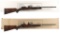 Two Kimber Model 22 Bolt Action Rifles with Boxes