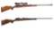Two Weatherby Mark V Bolt Action Rifles