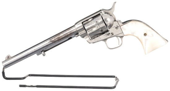Antique Colt Black Powder Frame Single Action Army Revolver