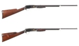 Two Small Frame Colt Lightning Slide Action Rifles