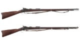 Two Antique U.S. Springfield Trapdoor Rifles