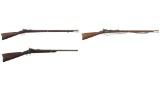 Three U.S. Springfield Trapdoor Rifles