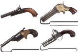 Four Antique Handguns