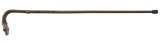 Two Animal Themed Silver Plated Canes