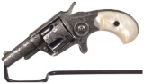 Engraved Colt New Line .41 Revolver with Pearl Grips