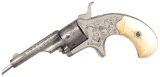 Factory Engraved Colt Open Top Pocket Spur Trigger Revolver