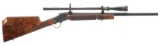 Antique Winchester Model 1885 High Wall Rifle with Scope