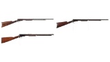 Three Winchester Slide Action Rifles