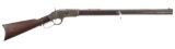 Antique Winchester Model 1873 Lever Action Rifle with Scabbard