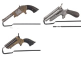 Three Antique American Pistols