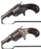 Two Colt New Line Spur Trigger Revolvers