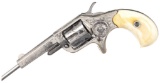 Engraved Etched Panel Colt New Line .22 Spur Trigger Revolver