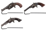 Three Spur Trigger Revolvers